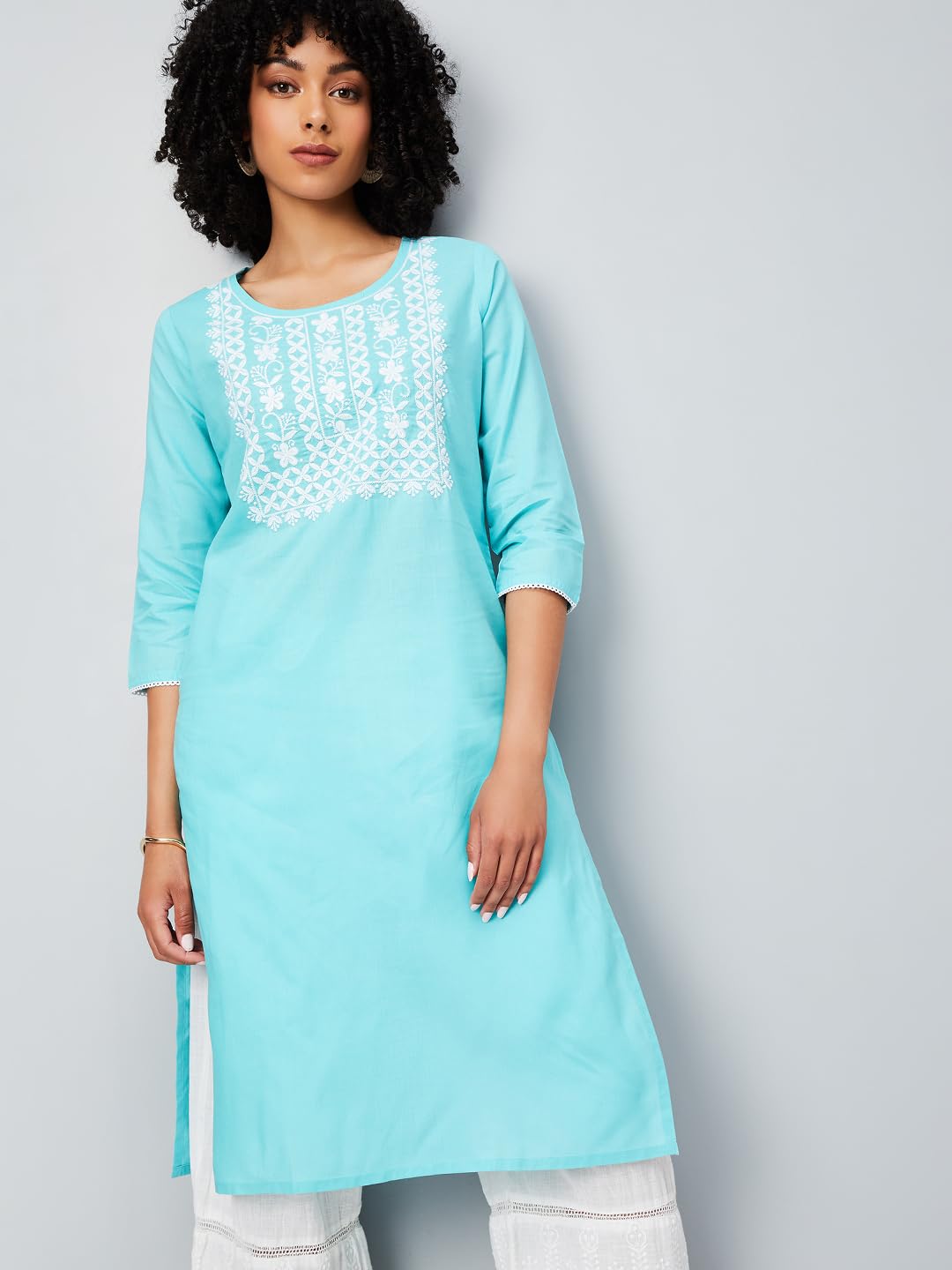 Max Women's Polycotton Regular Kurta