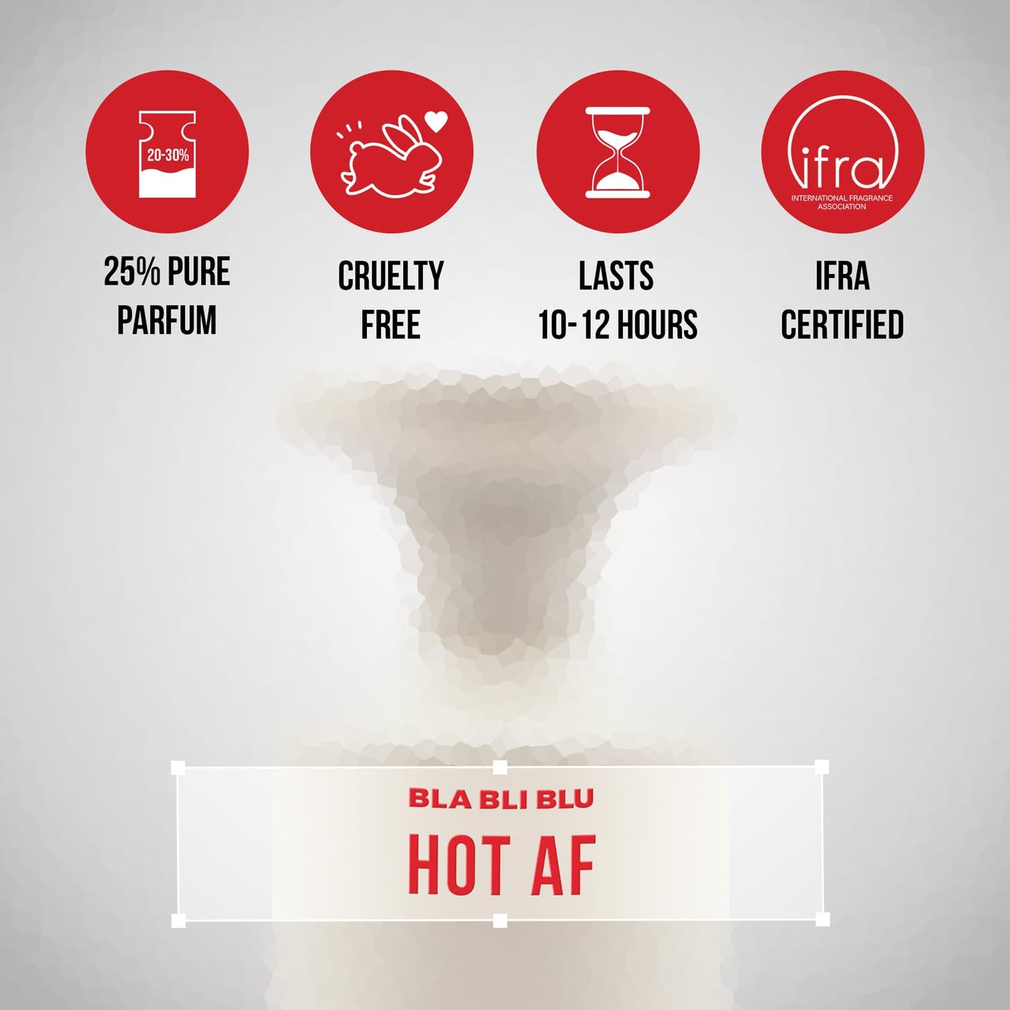 BLABLIBLU Hot Af Perfume for Women|100ml Long-Lasting Parfum Fragrances - A Notch above EDP, EDT & EDC|Perfume For Woman|Black Currant, Lily & Truffle Notes|