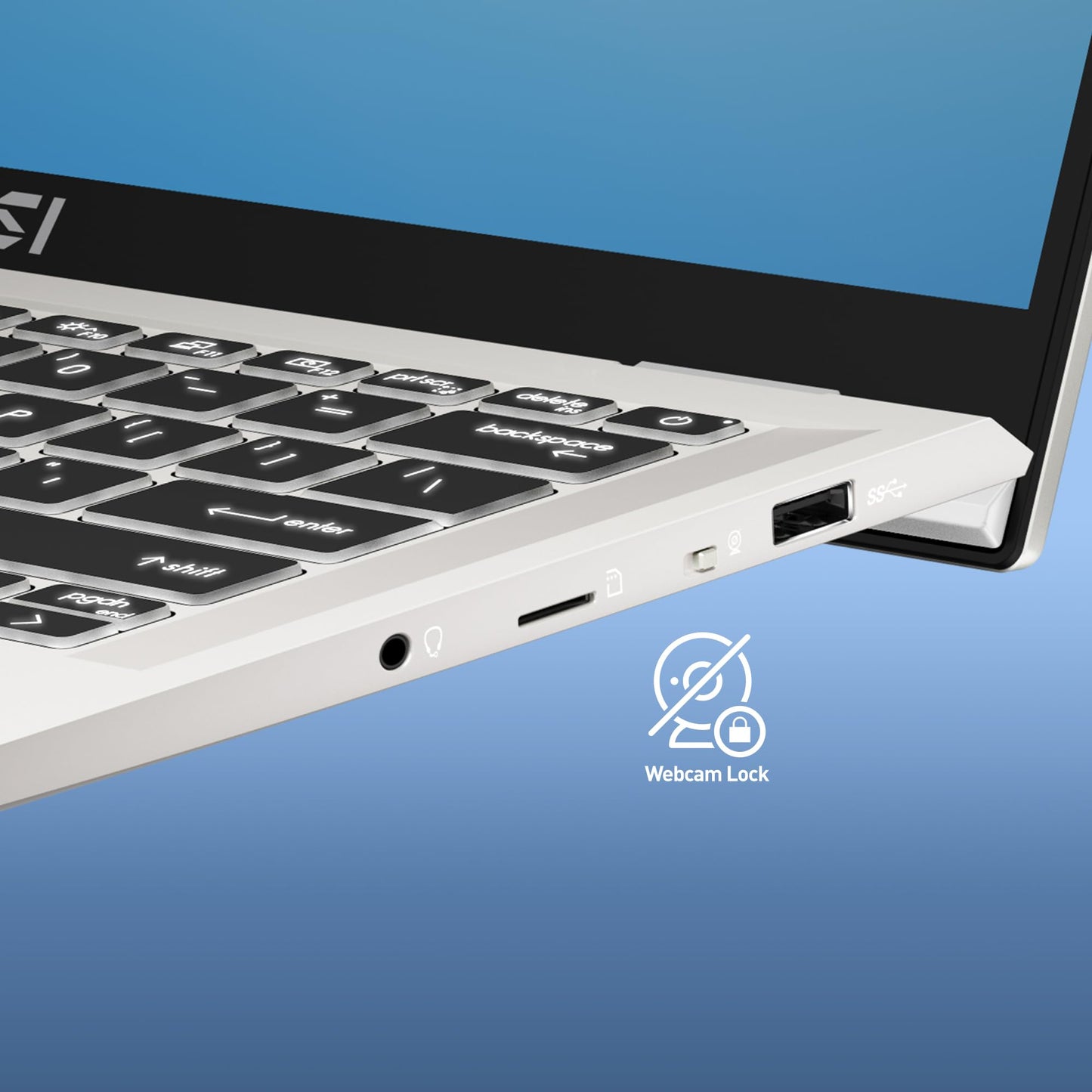 MSI Prestige 14H, Intel 12th Gen. i5-12450H, 36CM FHD+ 60Hz Laptop (8GBx2/512GB NVMe SSD/Windows 11 Home/NVIDIA RTX 2050, GDDR6 4GB Graphics/Urban Silver/1.49Kg), B12UCX-412IN