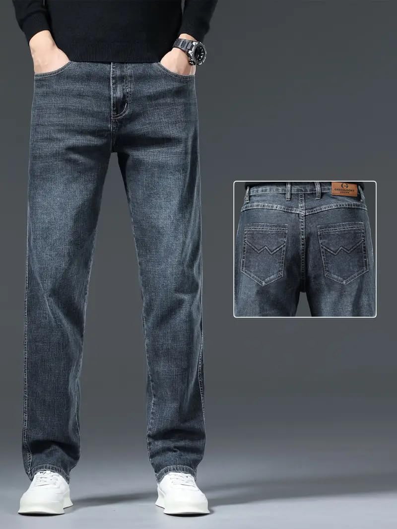 GRECIILOOKS Men's Regular Jeans