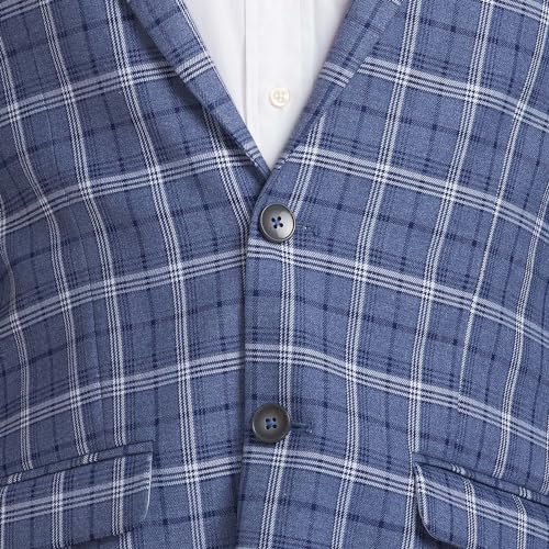 Park Avenue Men's Wrap Coat (PMJP02869-B7_Dark Blue