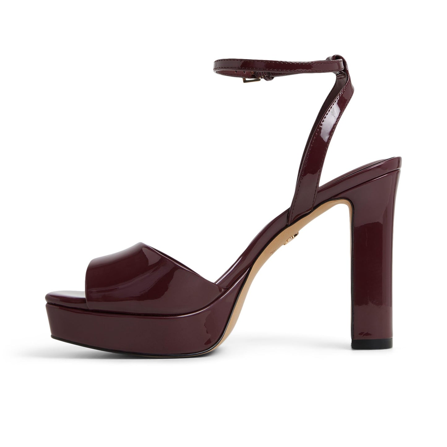 Aldo CHICGLEAM Women Red Block Heel Sandals
