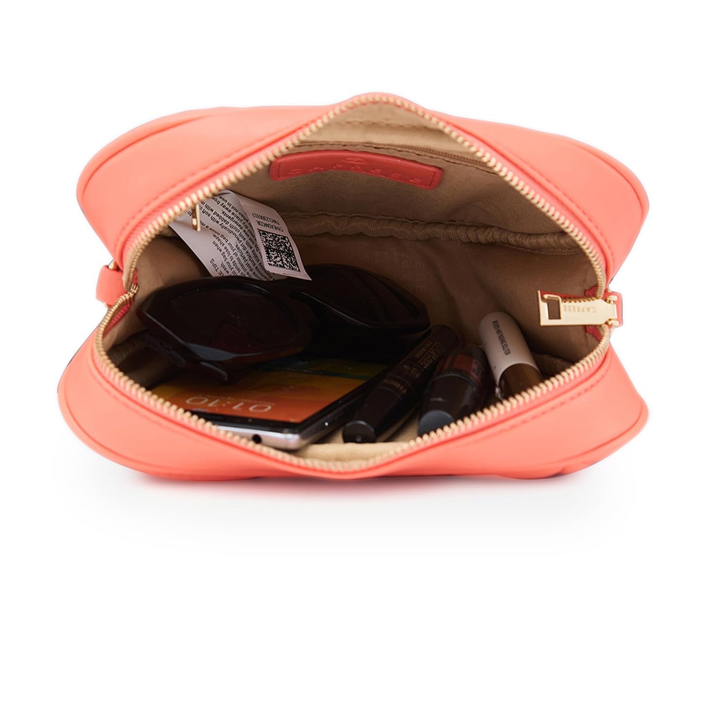 Caprese Hearty Sling Bag for Women (Small, Coral)