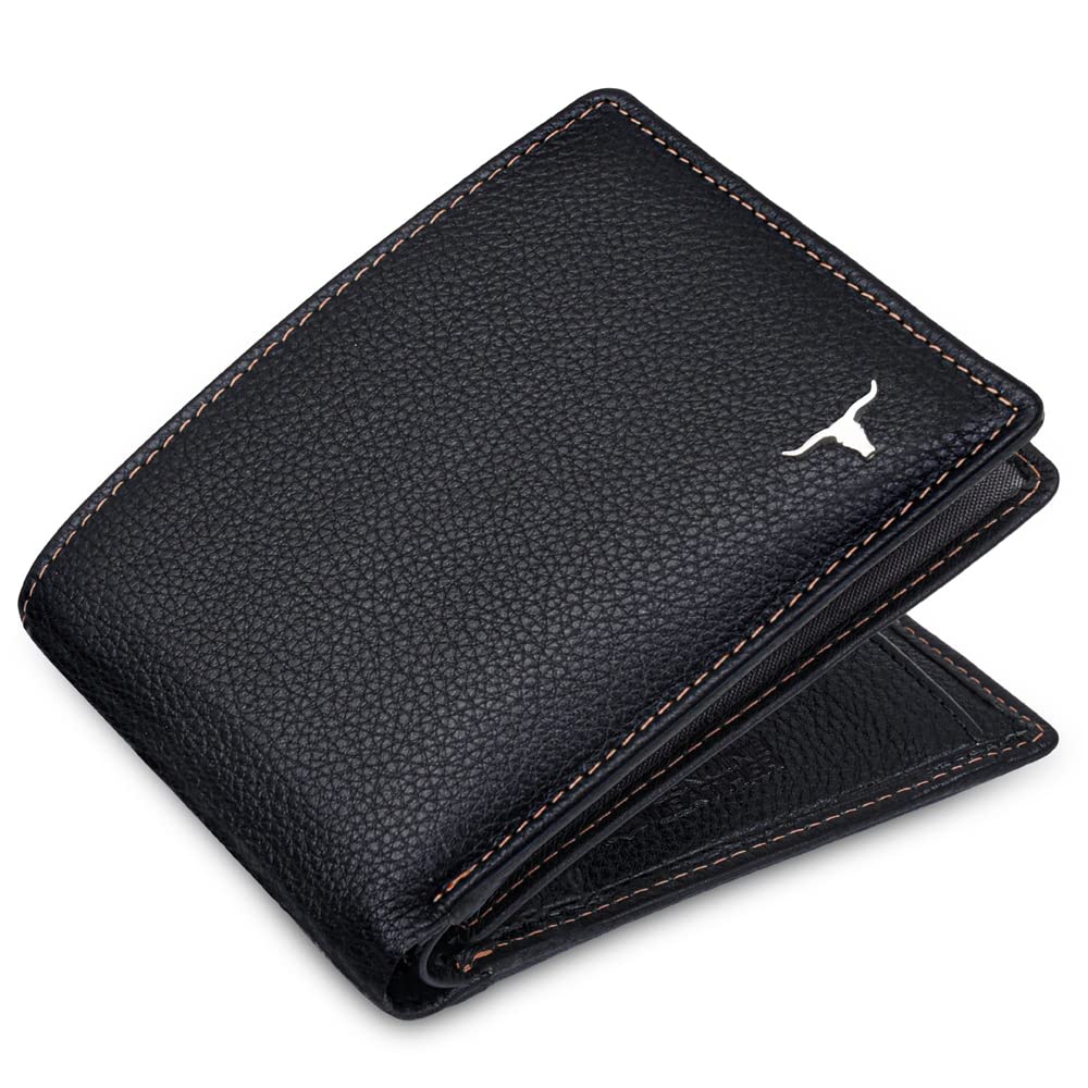 URBAN FOREST Charlie Black Leather Wallet for Men