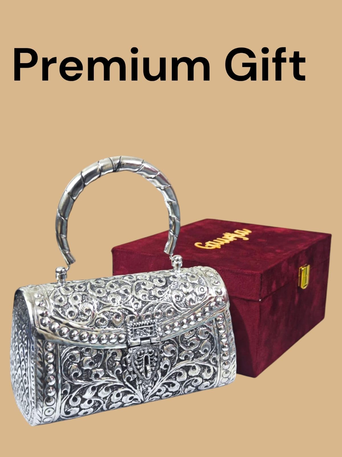 Trend Overseas Women's Clutch (Handle_Silver_10077_Silver)