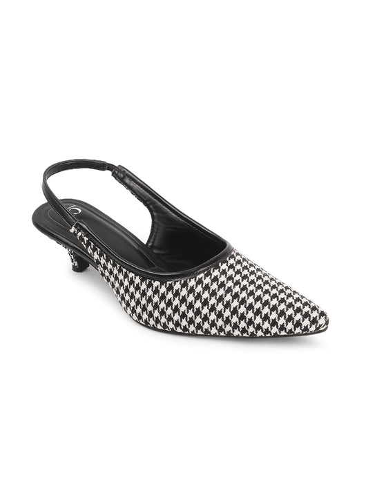 Carlton London Women Shoes,Black-White,UK-8