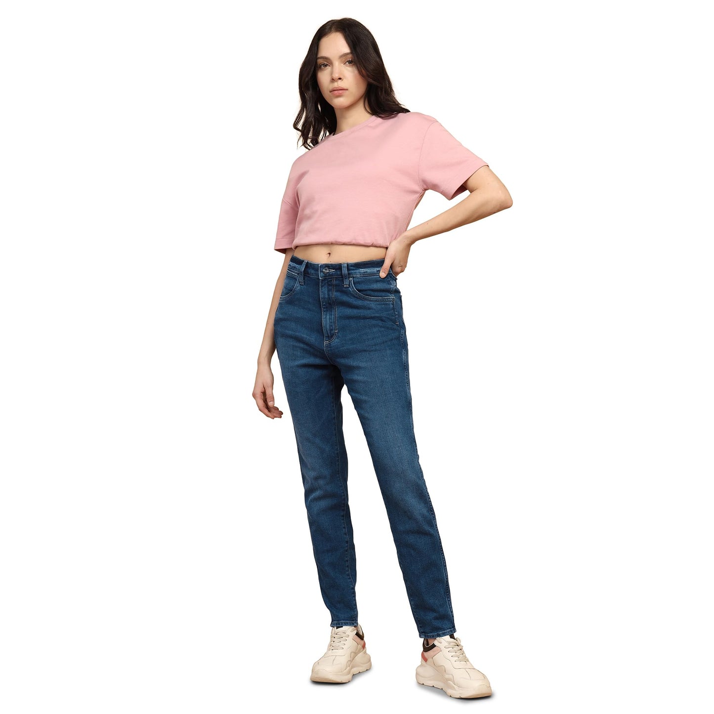 Wrangler Women Blue Skinny Fit Mid Rise Jeans