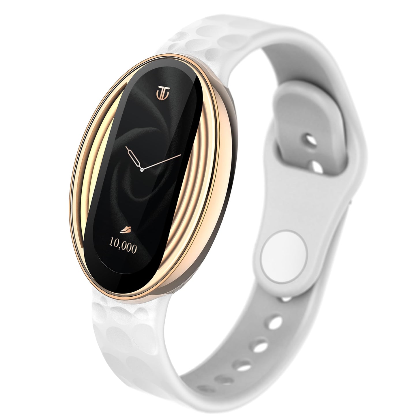 Titan Orbis Women Smartwatch with 1.62” AMOLED Display,Luna Wellness,UV/AQI Index,Animated Watch Faces,QR Hub,Stress Monitoring,Breathe Exercise, Sleep,IP68,24/7 Health Suite - White
