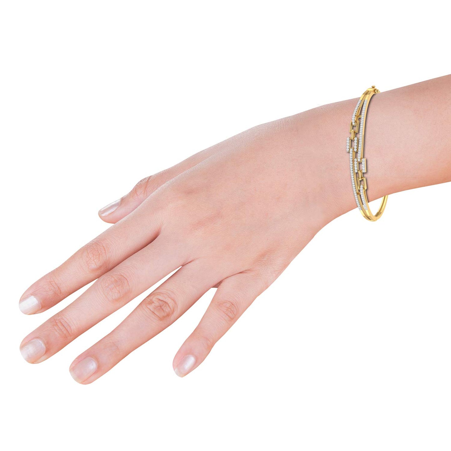 PC Jeweller 14k (585) Yellow Gold and Solitaire Bracelet for Women