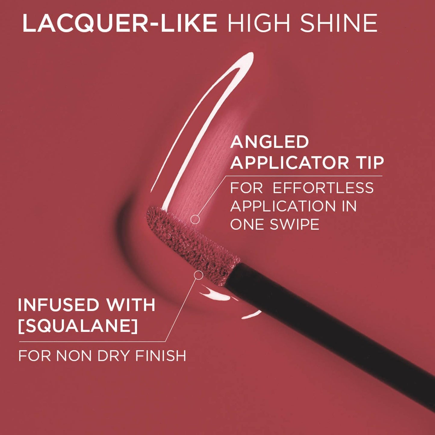 L'Oréal Paris Infallible Laque Resistance Lacquer-Like Shine Finish. 16H longwear lacquer lipstick. High-impact color, zero transfer - 601 Worth It, 4ml