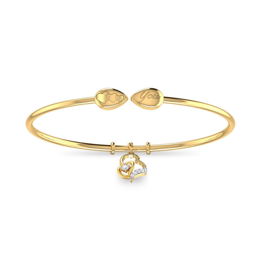 PC Jeweller 18k (750) Yellow Gold and Diamond Bracelet for Women