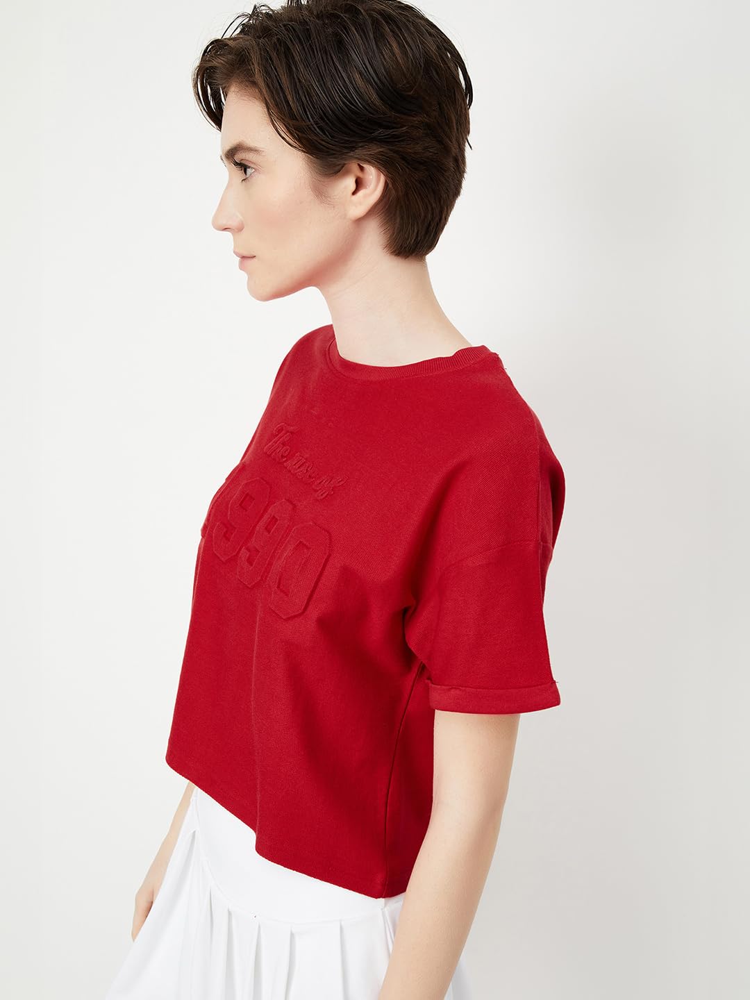 Max Women's Regular Fit T-Shirt (SP25SR06_Red