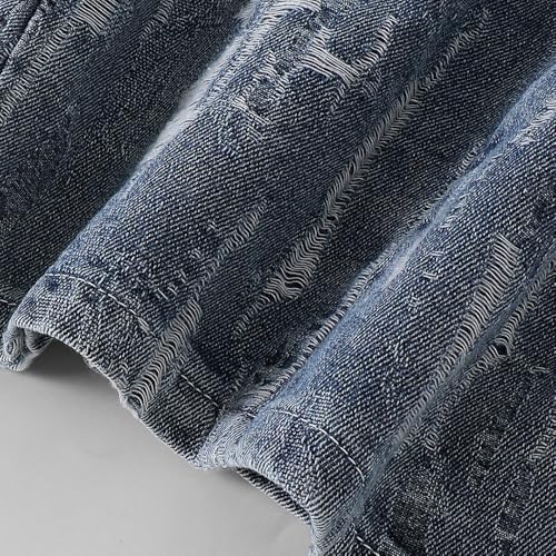Hopscotch Girls Shirt Collared Denim Dress in Grey Color for Age (5-6 Years)
