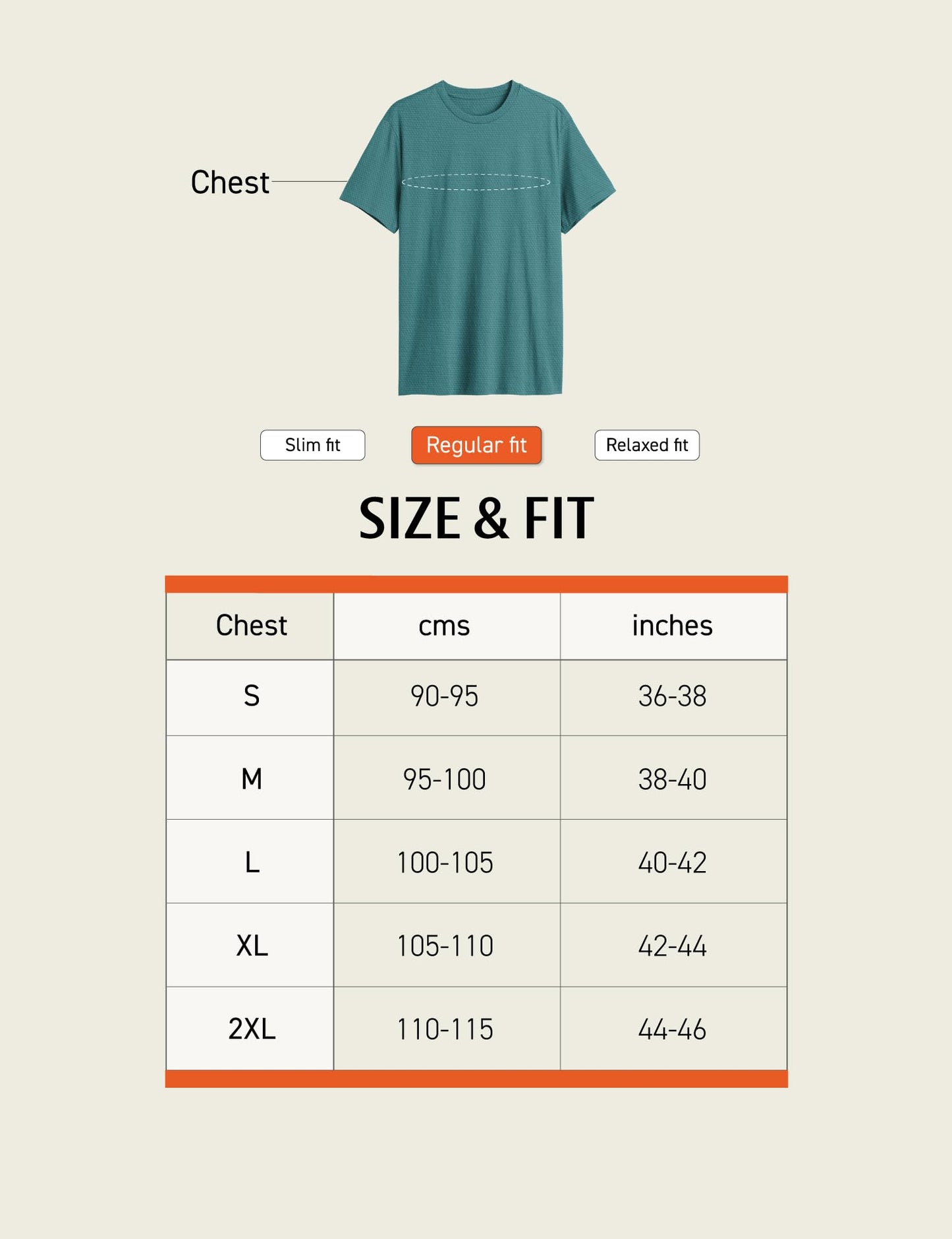 DAMENSCH Men Poly-Cotton Popcorn Textured Crew Casual T-Shirt-Pack of 1-Large Caramel Brown