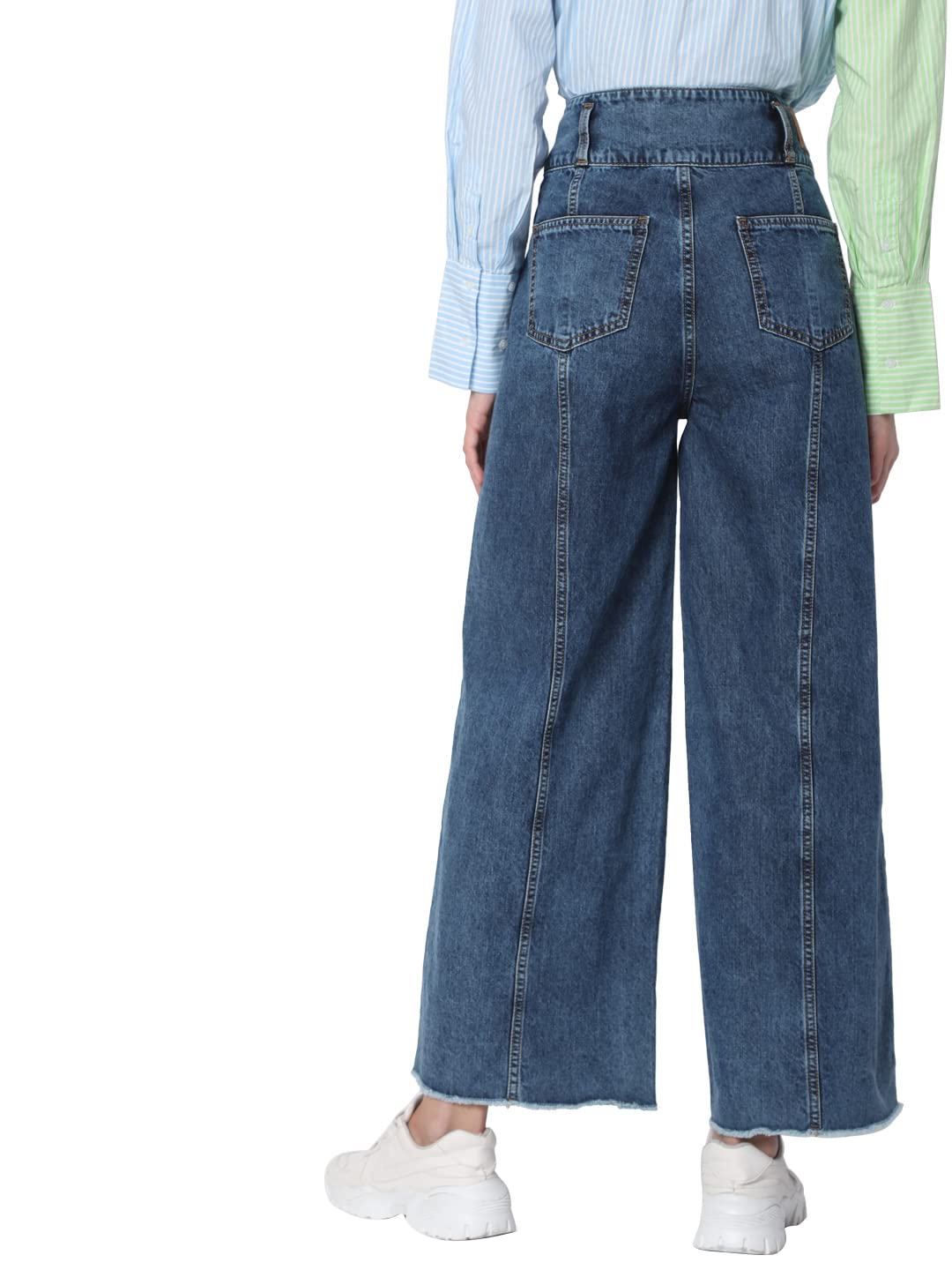 VERO MODA Women's Regular Jeans (190544601-Light Blue_Light 33)