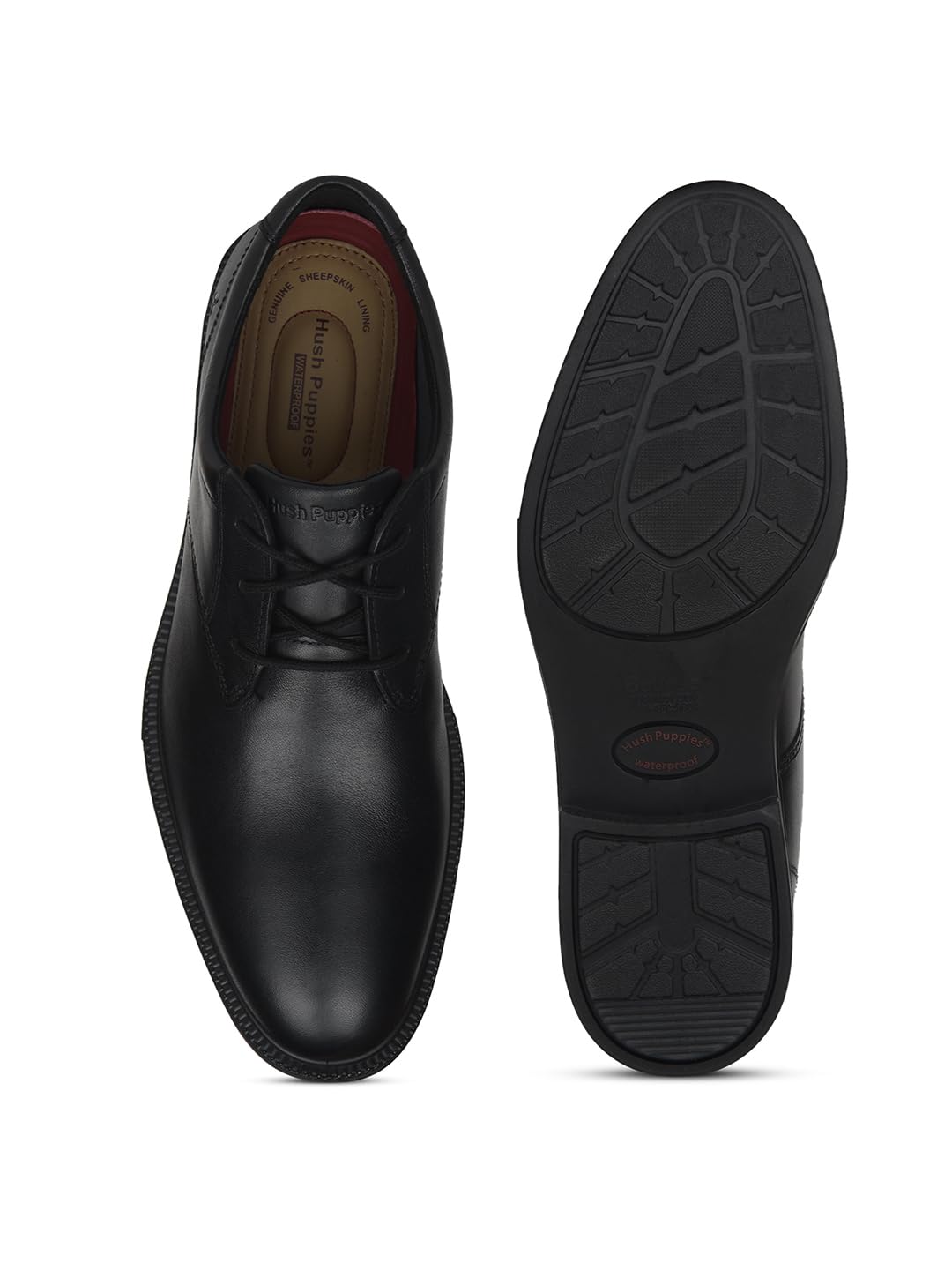 Hush Puppies Men Formal Derby Shoes - Black (11 UK)