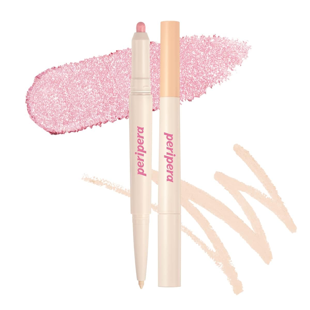 PERIPERA SUGAR TWINKLE DUO EYE SHADOW STICK (007 PINK LINEN)