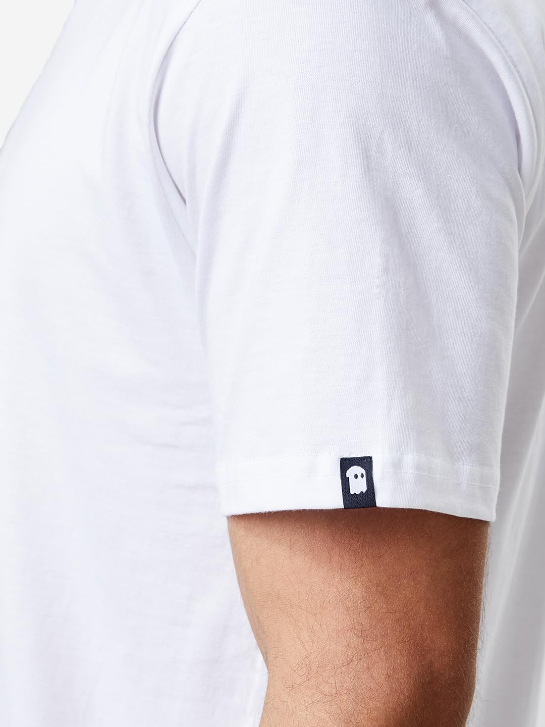 The Souled Store Original Solids: White Men T-Shirts