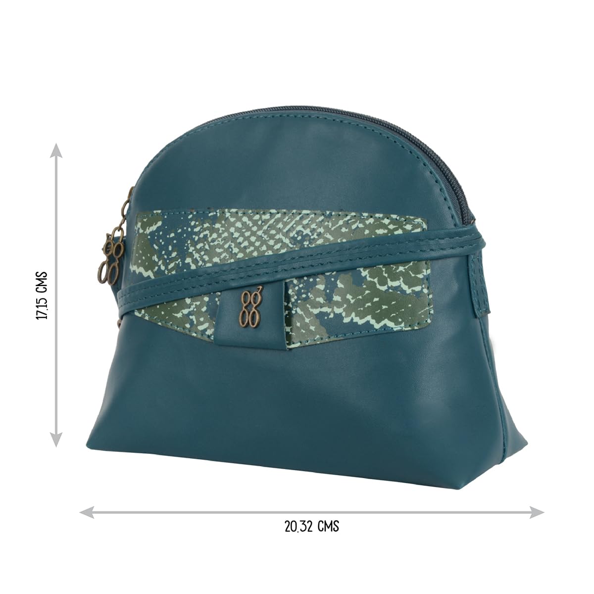 Baggit Women Green Bowling Sling Bag Xl Size | Ladies Stylish Casual Cross Body Purse Handbag