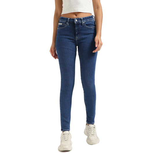 Calvin Klein Womens Blue Color Jeans (32)