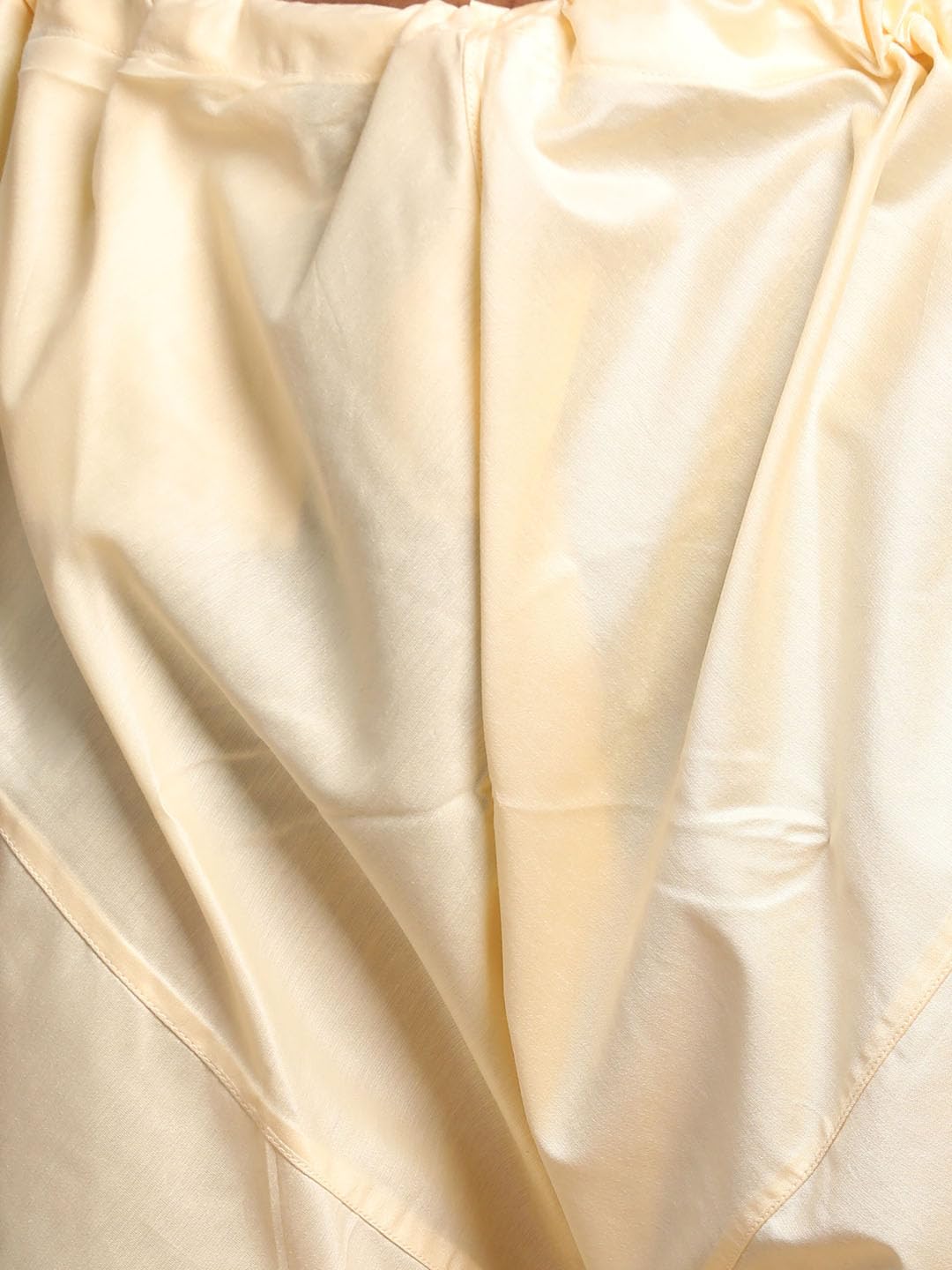 VASTRAMAY Men's Pink And Gold Silk Blend Sherwani Set - A Set Of Brocade Sherwani And Pyjama With Dupatta