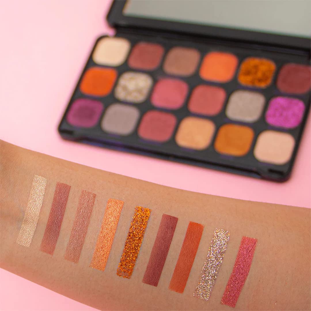 Makeup Revolution Forever Flawless Spirituality, Matte Eyeshadow Palette, Create Long-Lasting Eye Makeup Looks, Vegan & Cruelty-Free, 20g, Multicolor