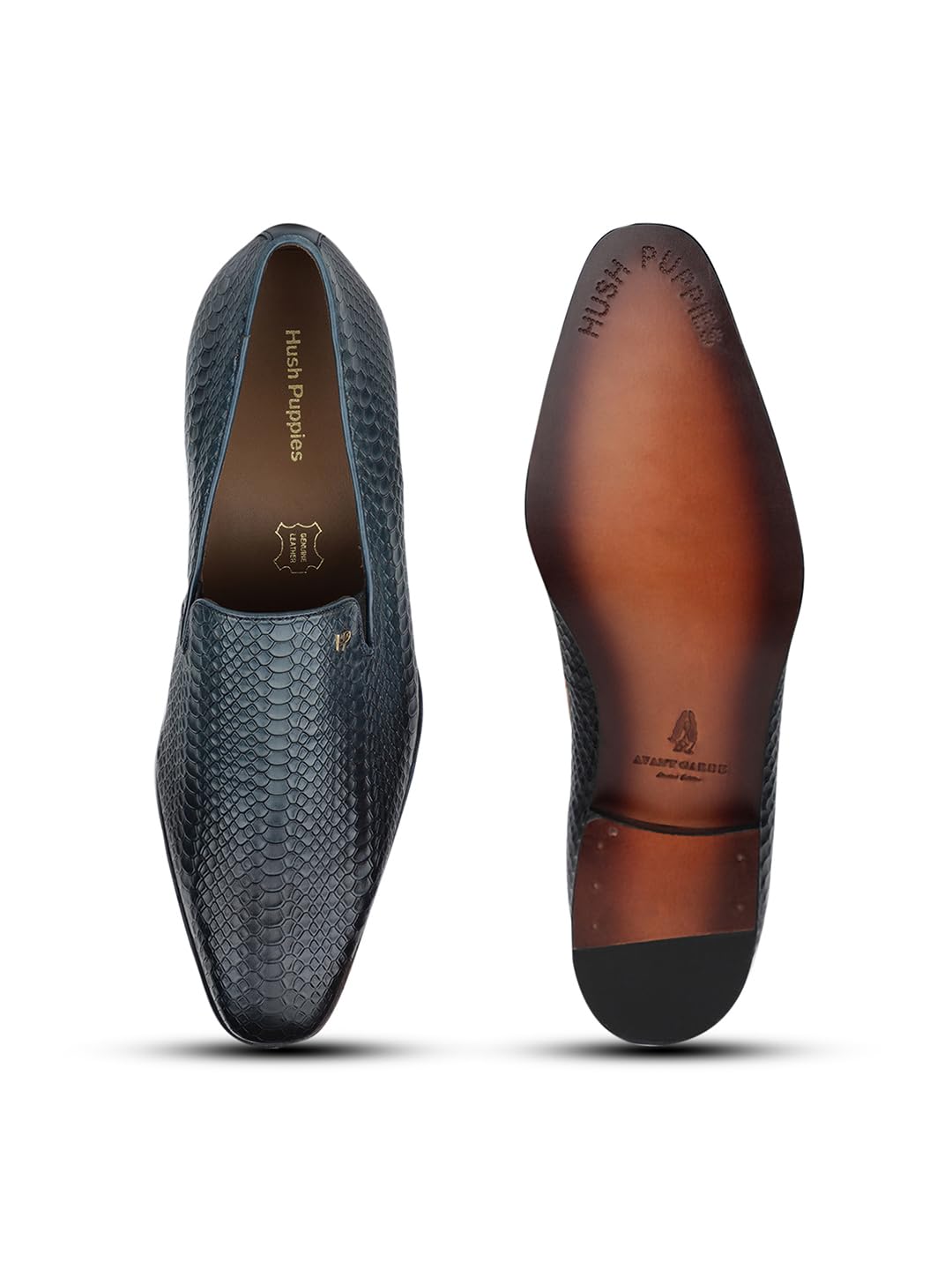 Hush Puppies Men Casual Slipon Shoes - Navy (10 UK)