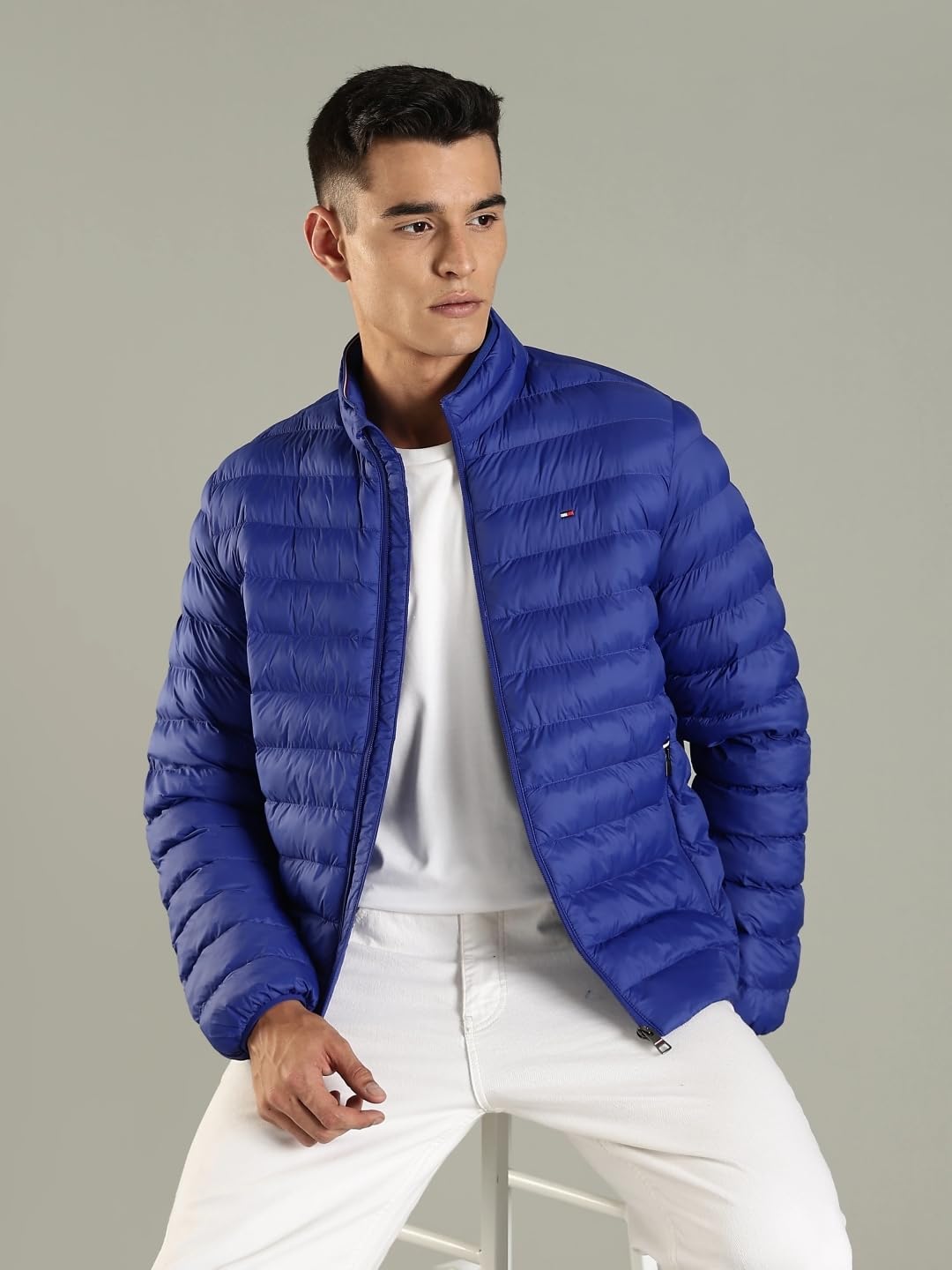 Tommy Hilfiger Solid Regular Fit Nylon Puffer Jacket