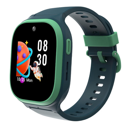 Noise Scout Kids smartwatch with Assisted GPS Tracking, 4G Video & Voice Calling, Parental Control, Long Battery, Habit Formation, in-Built Games, Buddy app for Parents (Ninja Green)