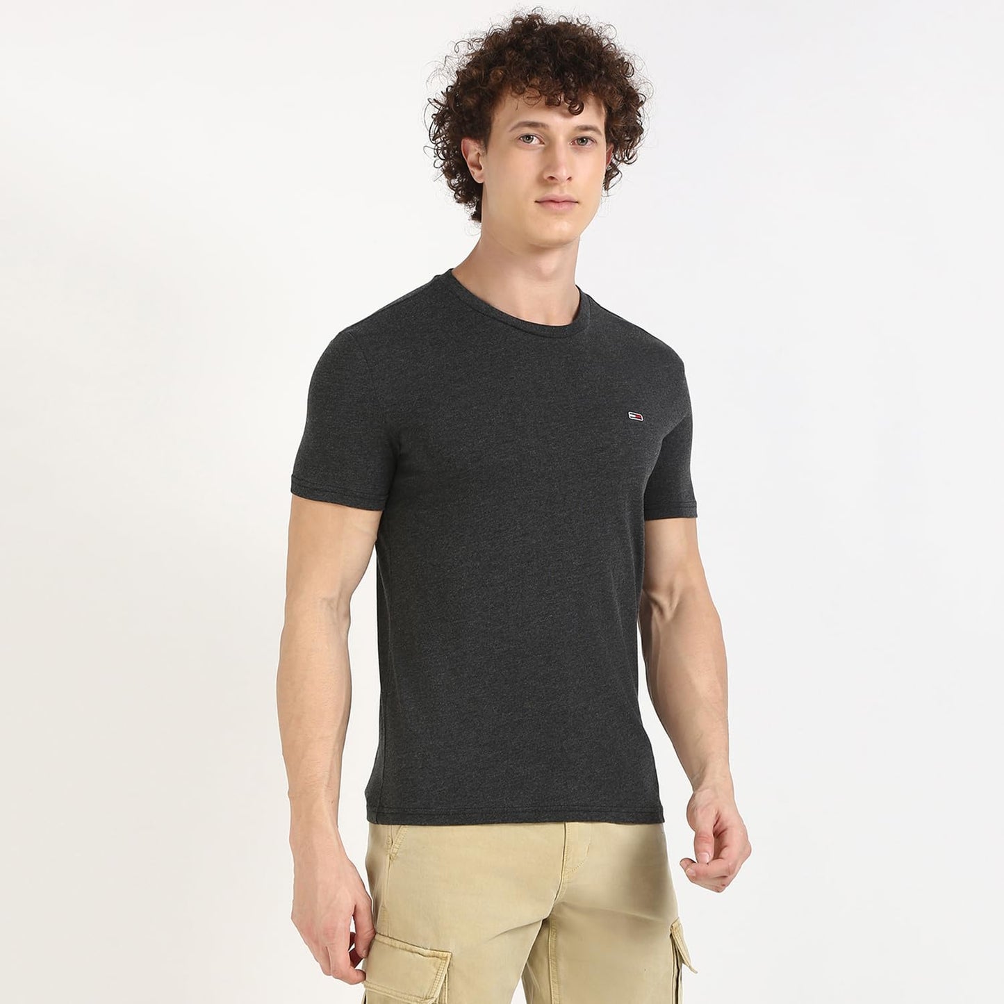 Tommy Hilfiger Mens Black Color Tshirt (L)