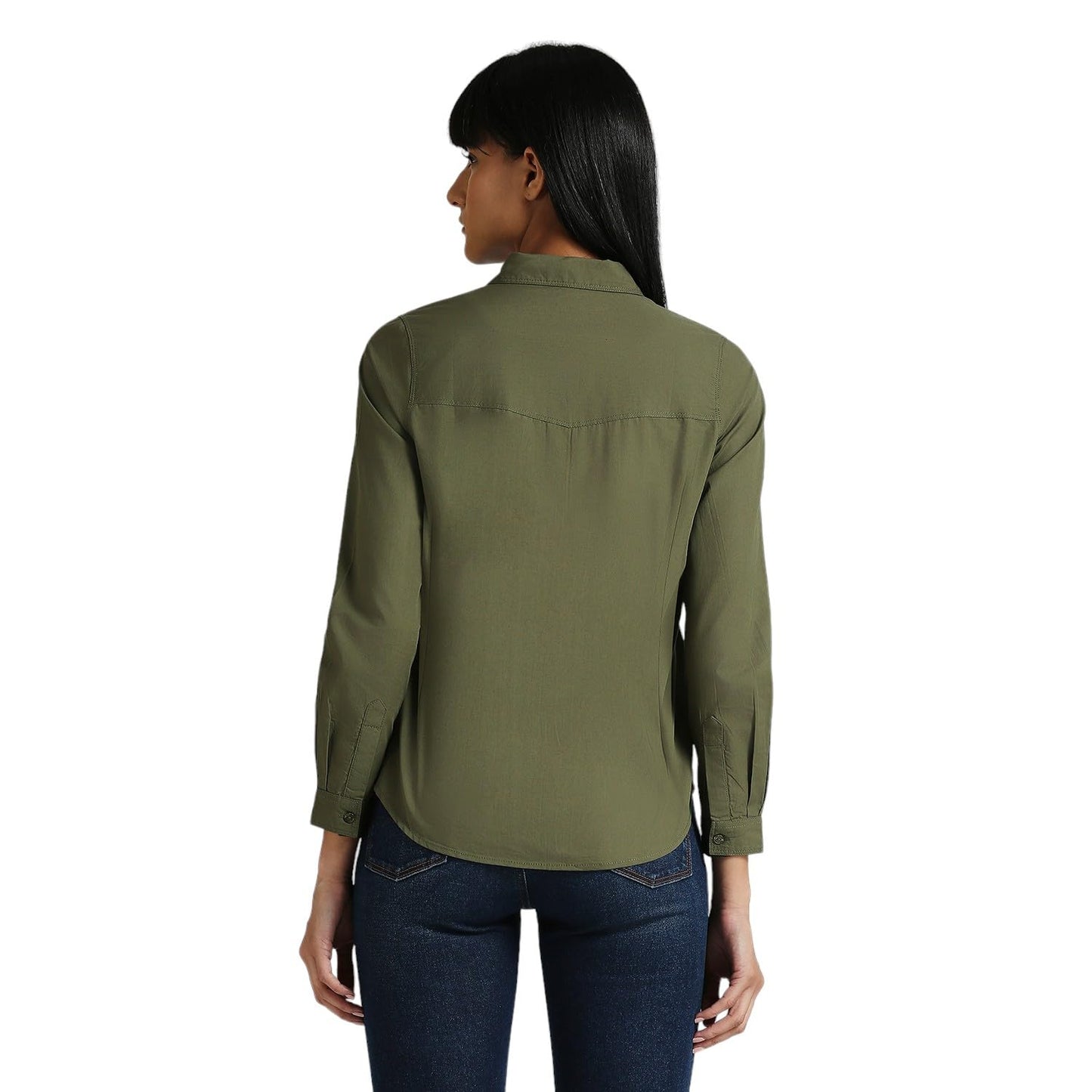 Pepe Jeans Women's Regular Fit Solid Shirts