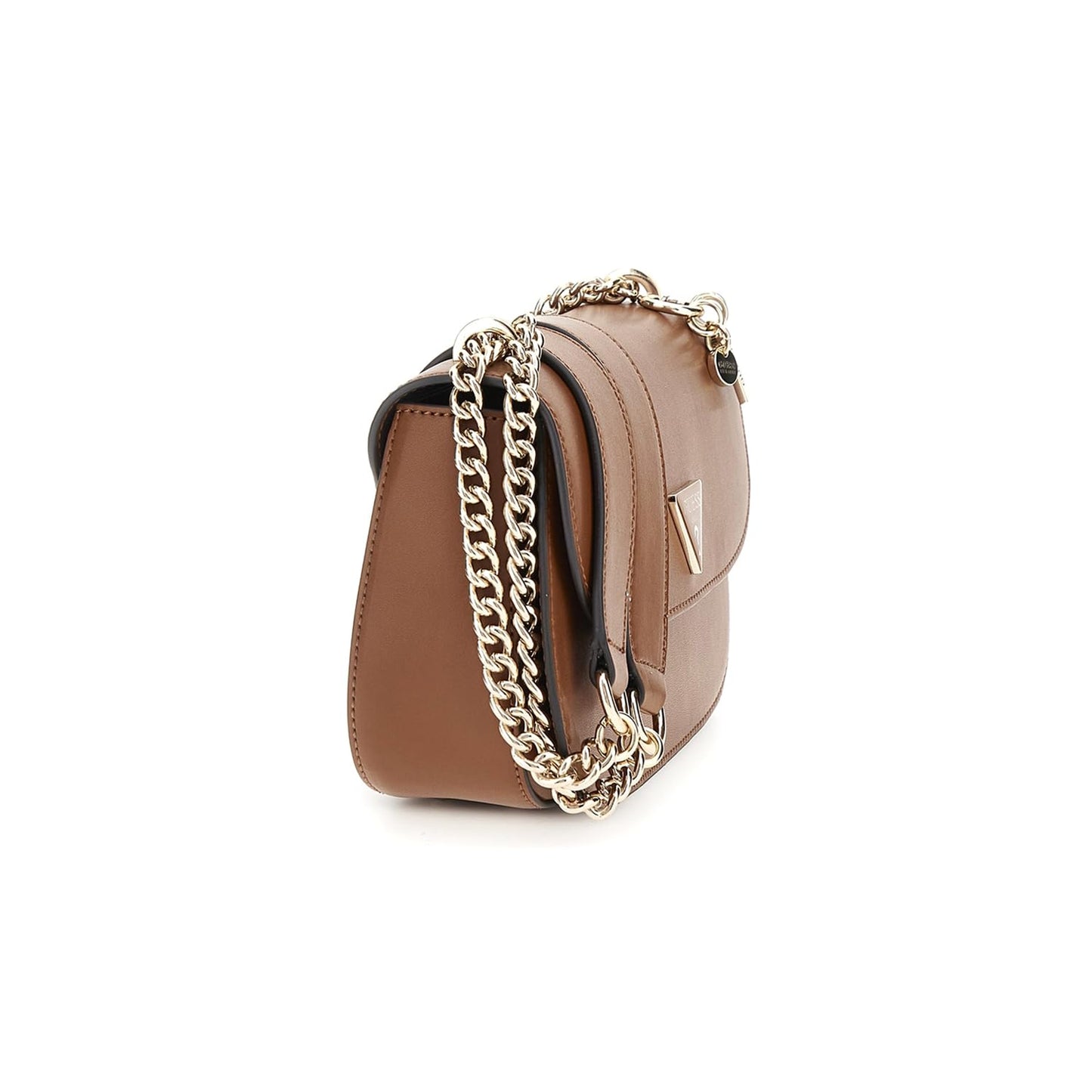 Guess Women's Cognac Solid Crossbody Bag| Ladies Purse Handbags | Gift For Ladies