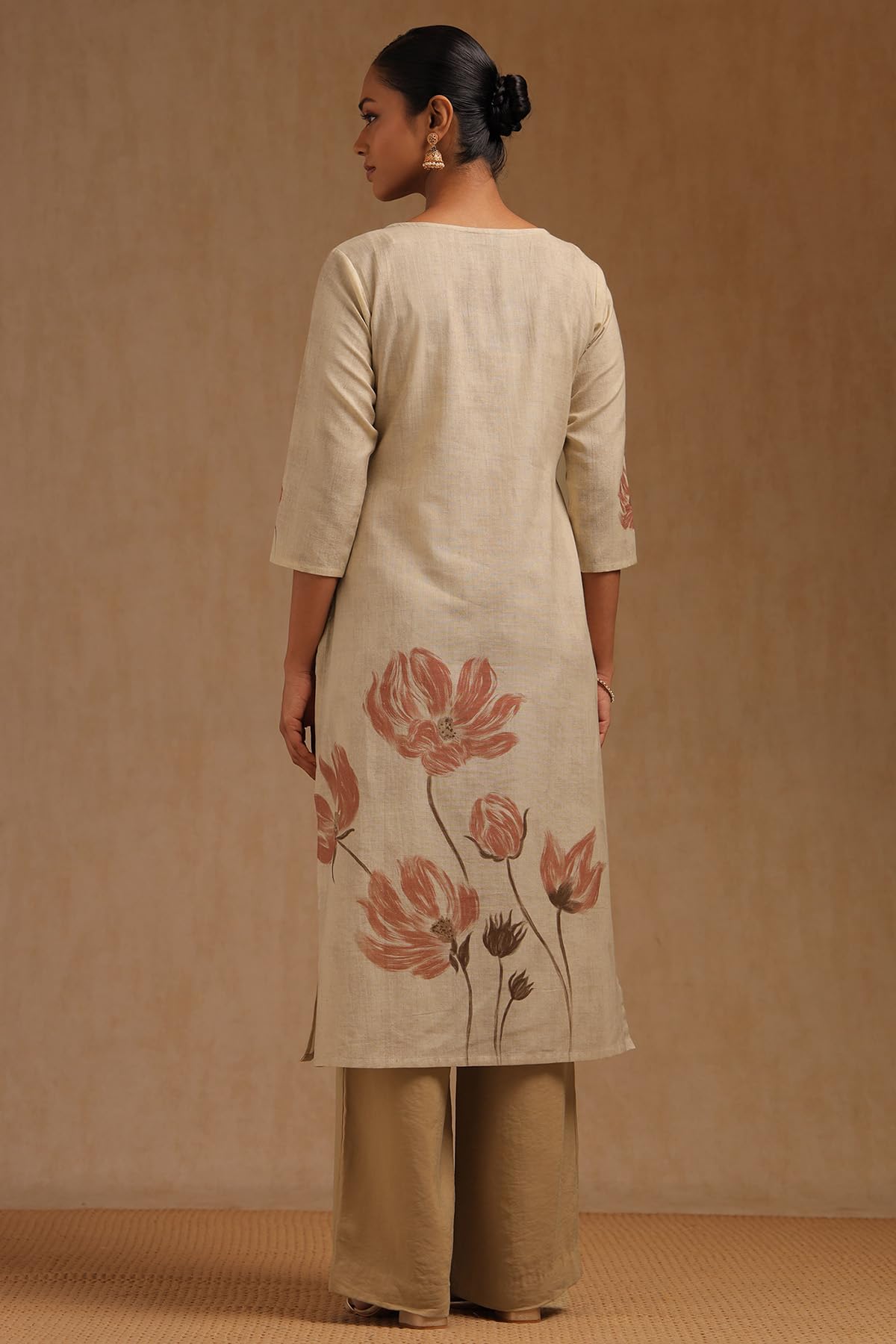 Soch Women's Pure Cotton Floral Kurta