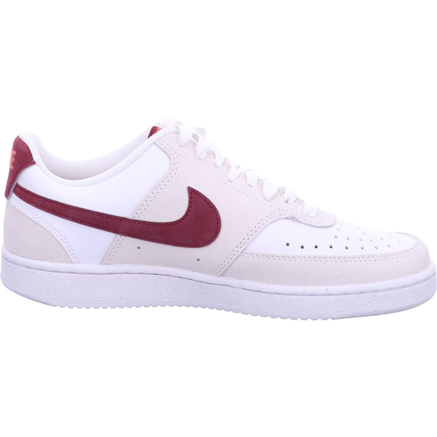 Nike W Court Vision LO-White/Team RED-Adobe-Dragon RED-FQ7628-100-7UK