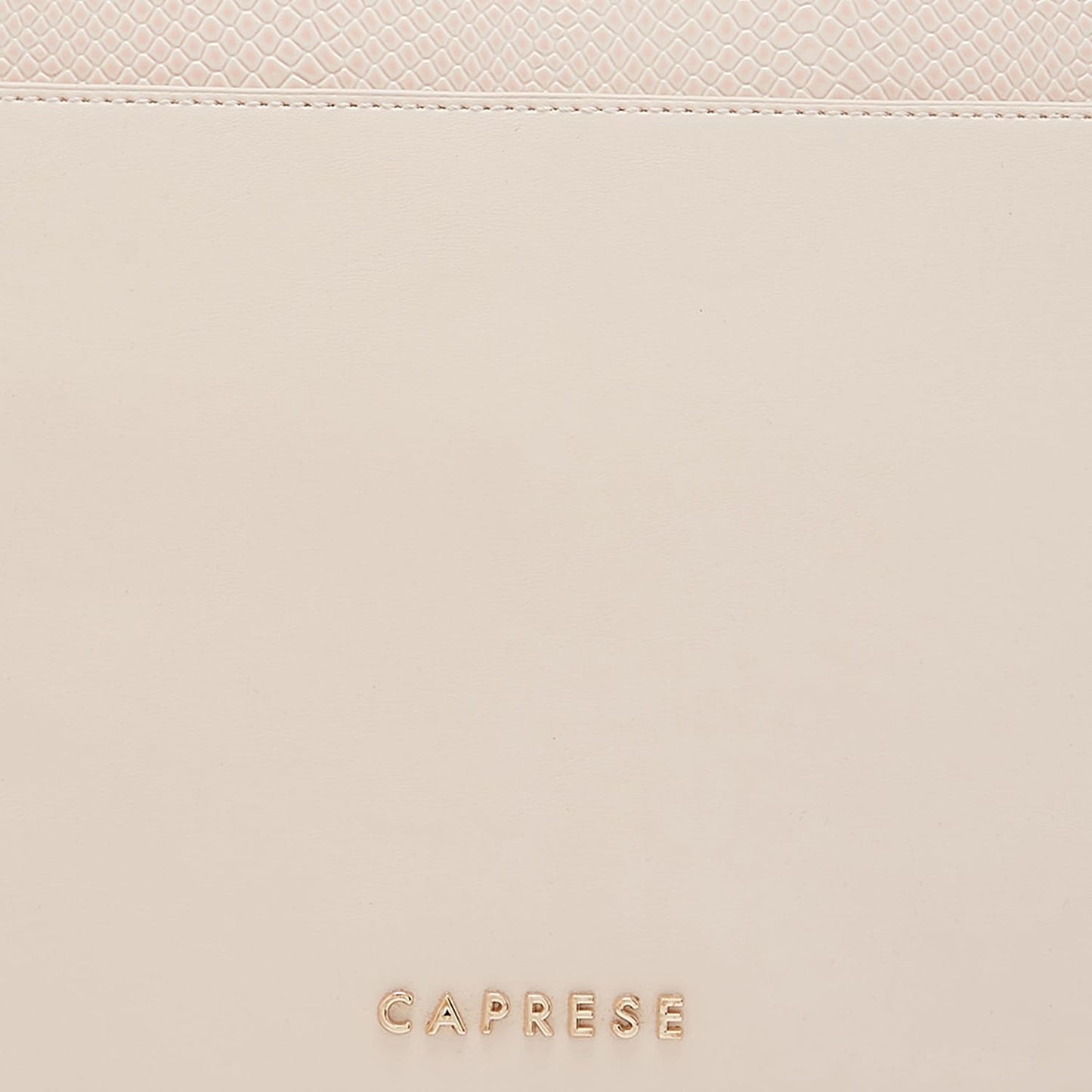 Caprese Roima Tote Bag, Large-Beige | Stylish Handbag for Women | Spacious, Versatile Office & Daily Essentials Tote | Top Zip Closure