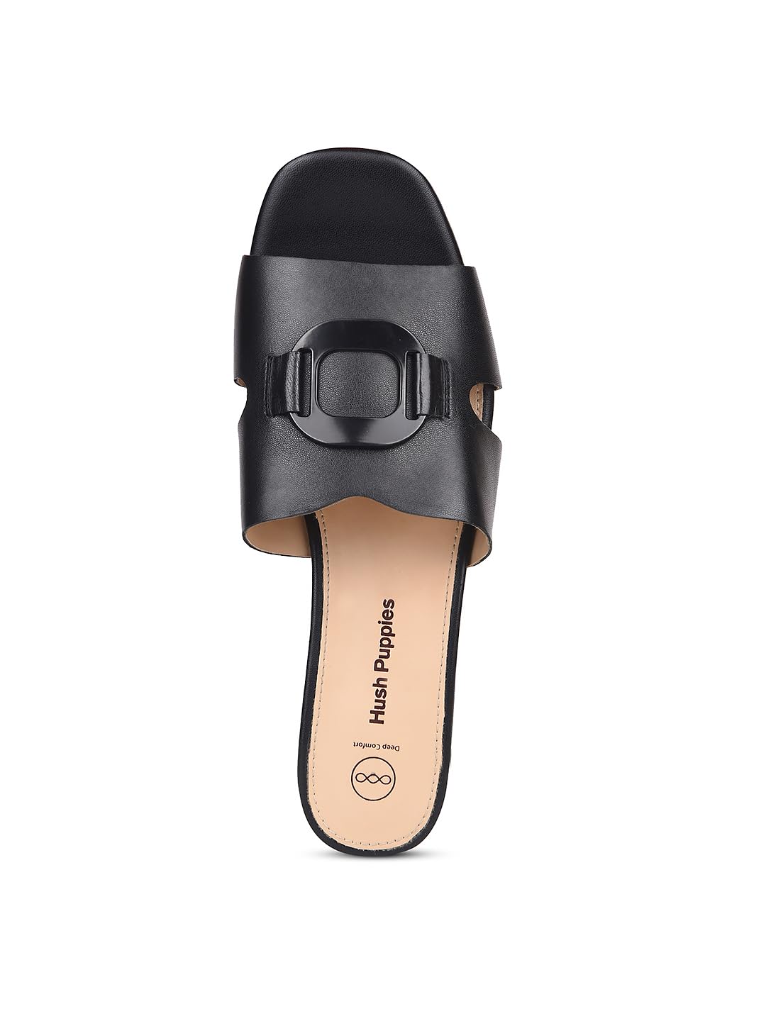 Hush Puppies Women Block Heel Sandals - Black (5Uk)