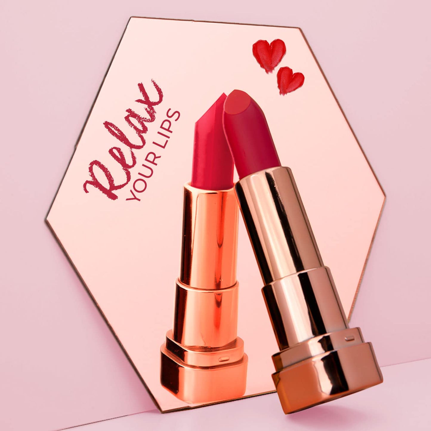 Just Herbs Matte Lipstick, Hydrating Nourishing and Liquid Waterproof Long Stay Relaxed Matte Bullet Lipsticks for Women 4.2 gm (Juicy Peach)
