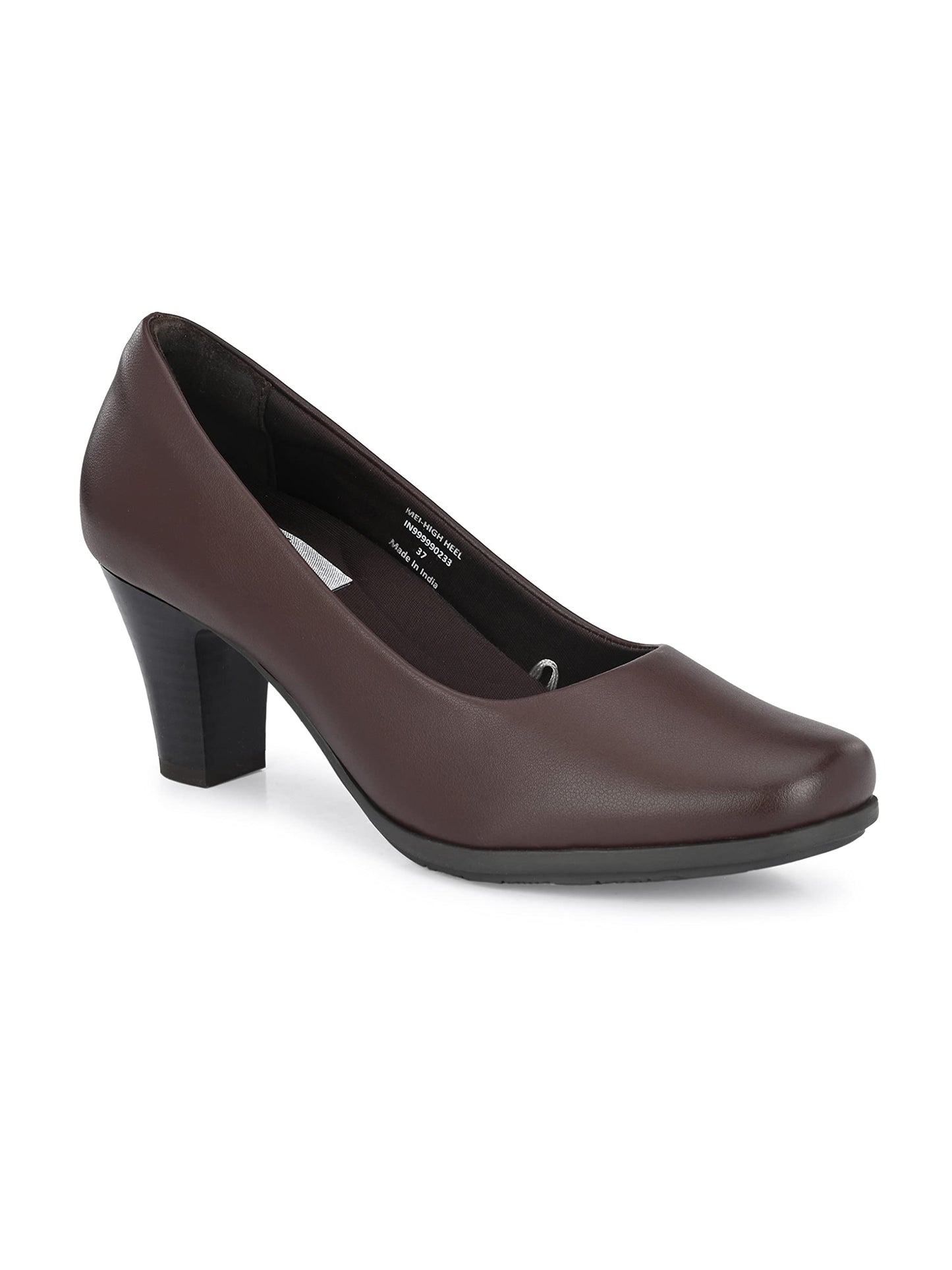 Delize Black women heeled ballerinas 64060 (Brown, UK Footwear Size System, Adult, Women, Numeric, Medium, 9)