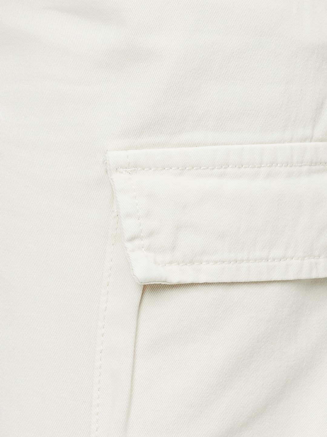 Max Women Solid Cargo Jeans, Beige, 26