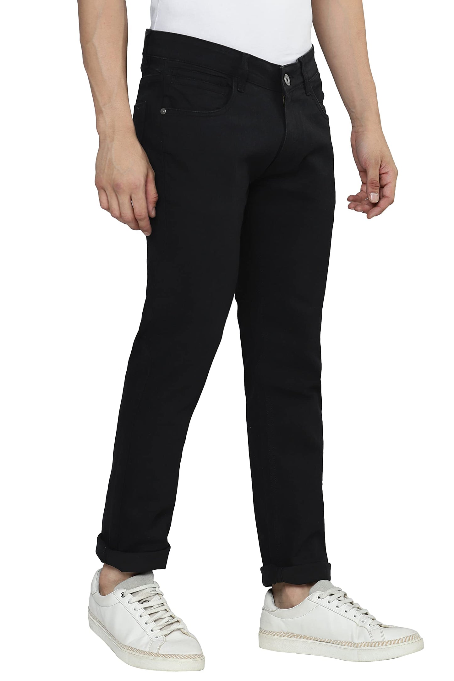 Allen Cooper Black Denim Jeans
