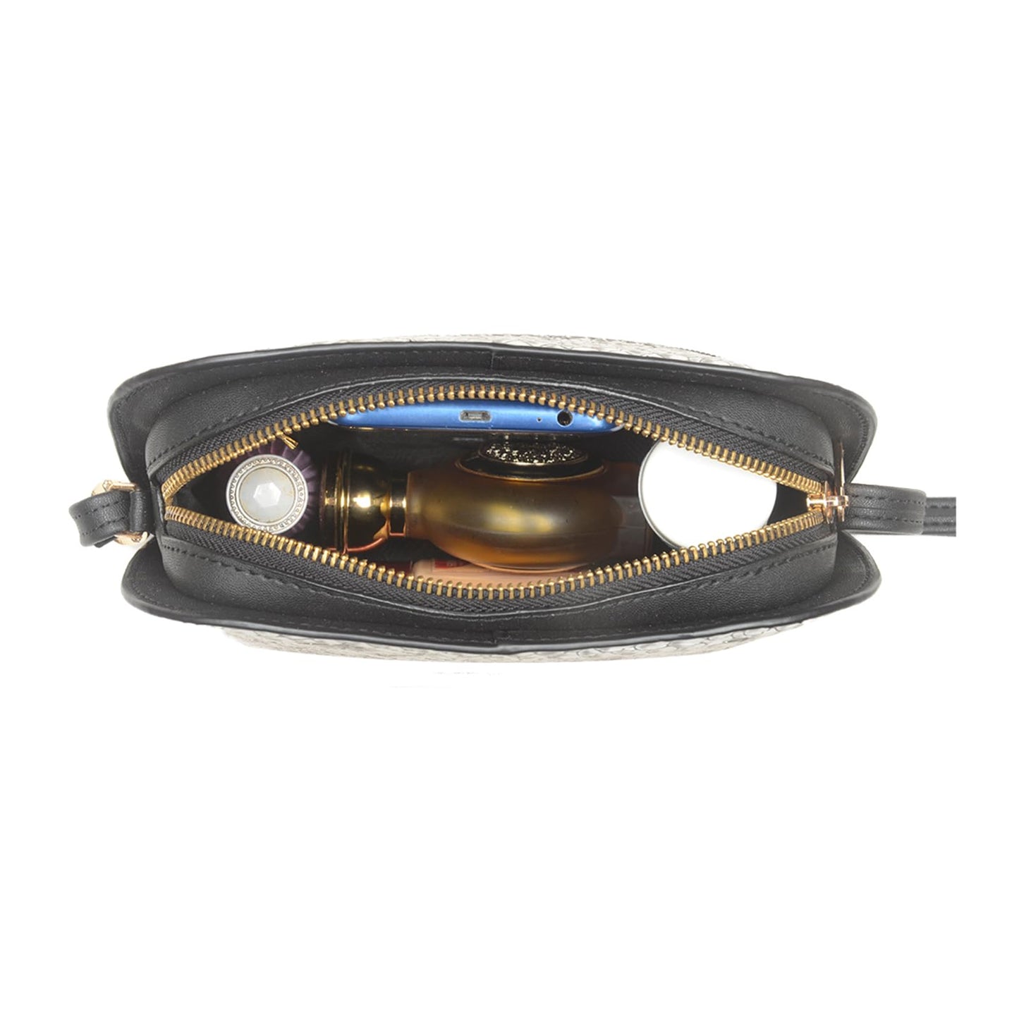 Baggit Women White XS Size Sling Bag | Ladies Stylish Casual Cross Body Purse Handbag