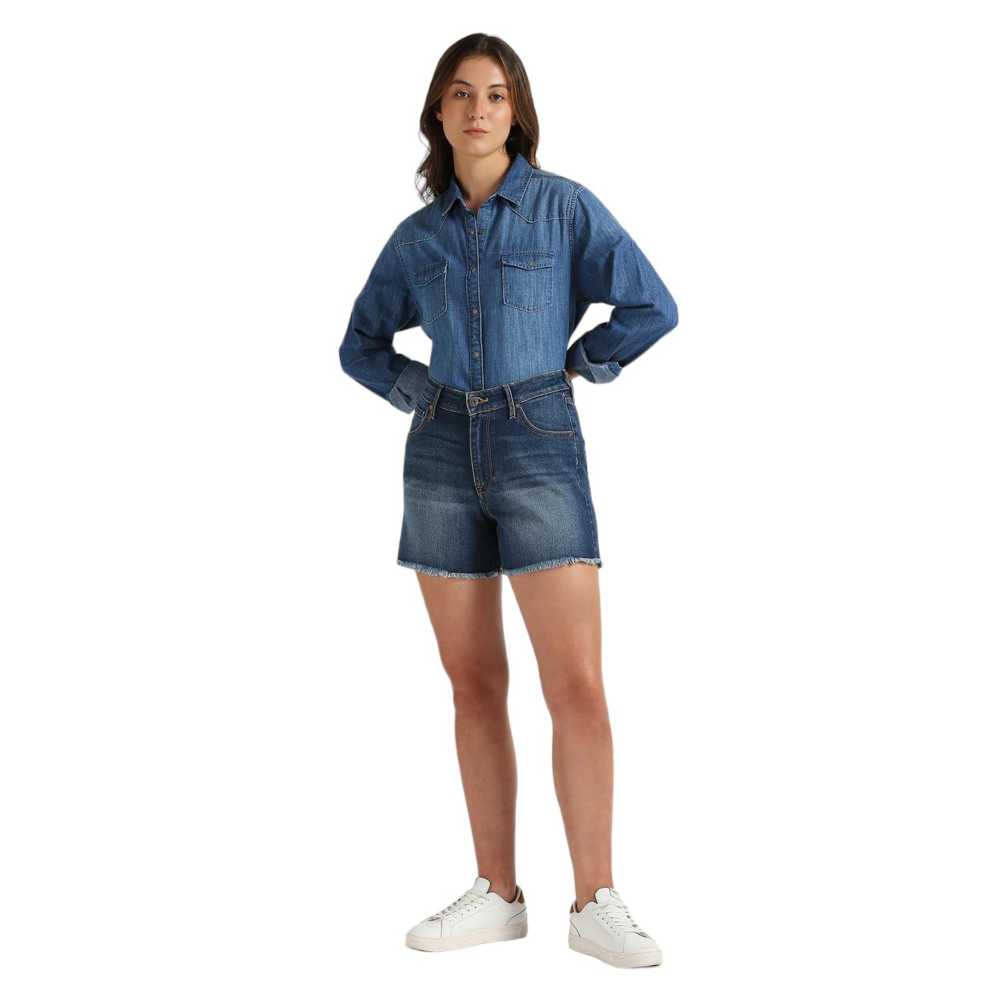 Pepe Jeans Women's Hybrid Shorts (PL801172J67_MED Dark Used