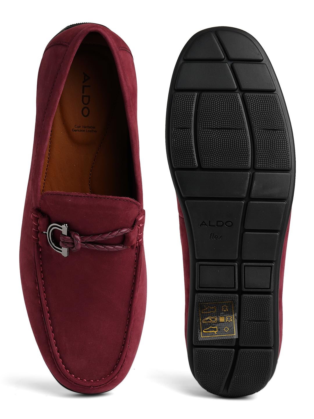 Aldo LEANGELO601031 Men Bordo Moccasins