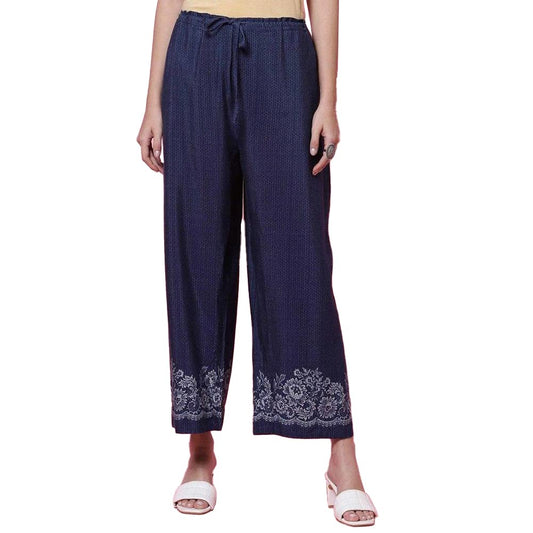BIBA Women Printed Relaxed Mix and Match(Organic 18256_Navy_XL)