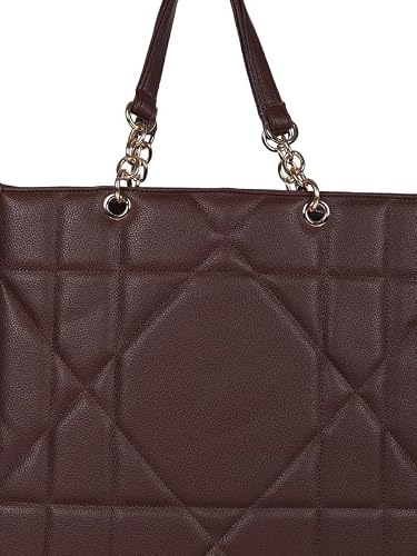 MINI WESST Women's Western Casual Textured Zip Tote Bag | Perfect for Office, College & Everyday Use