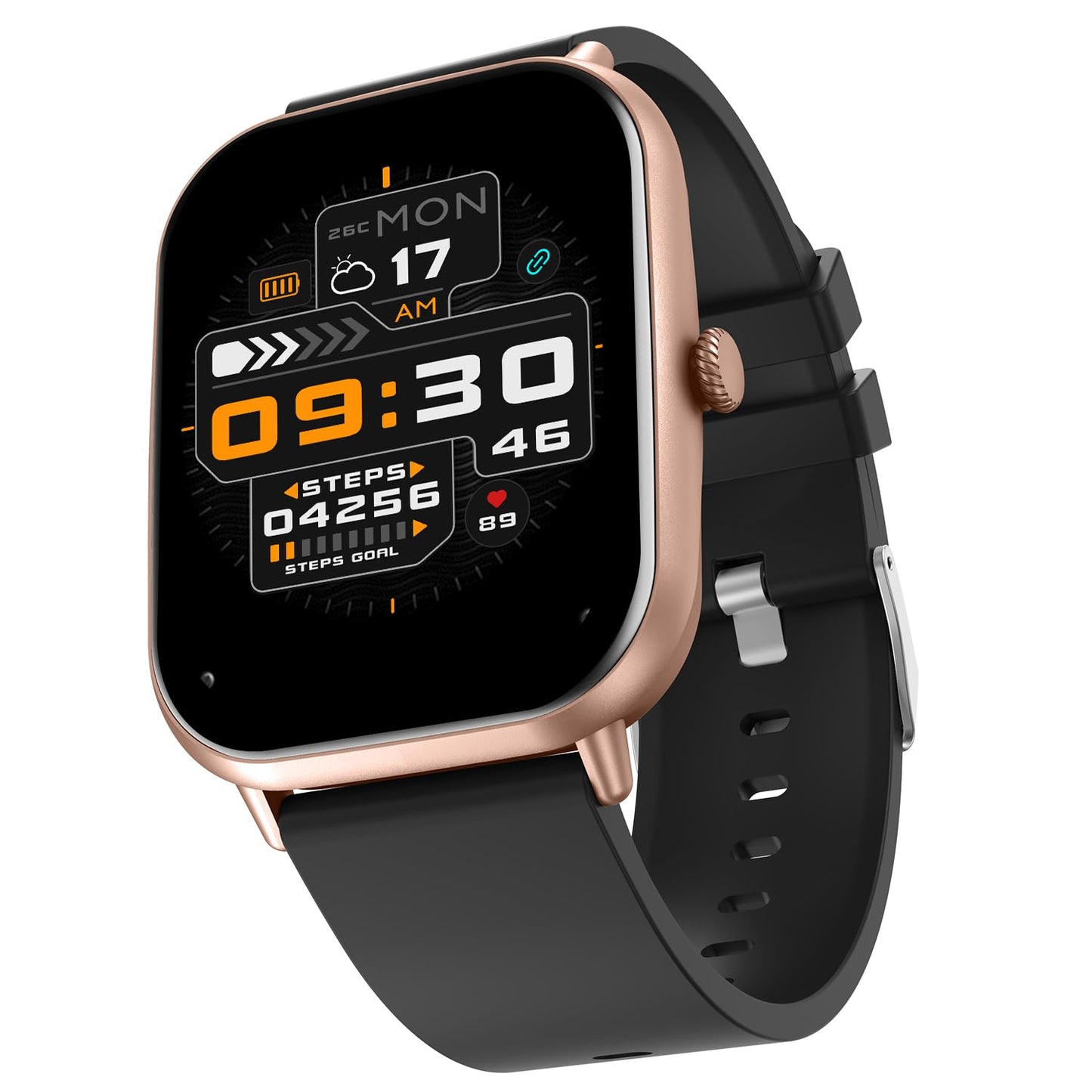 Fire-Boltt Ninja Call Pro Max Smart Watch 2.01” HD Display, Bluetooth Calling, AI Voice Assistant, 120 Sports Modes, IP67 Waterproof, SpO2 Monitor, Smart Watch for Man & Woman- G Black