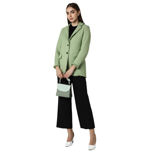 Van Heusen Women's Regular Fit Casual A-line Coat