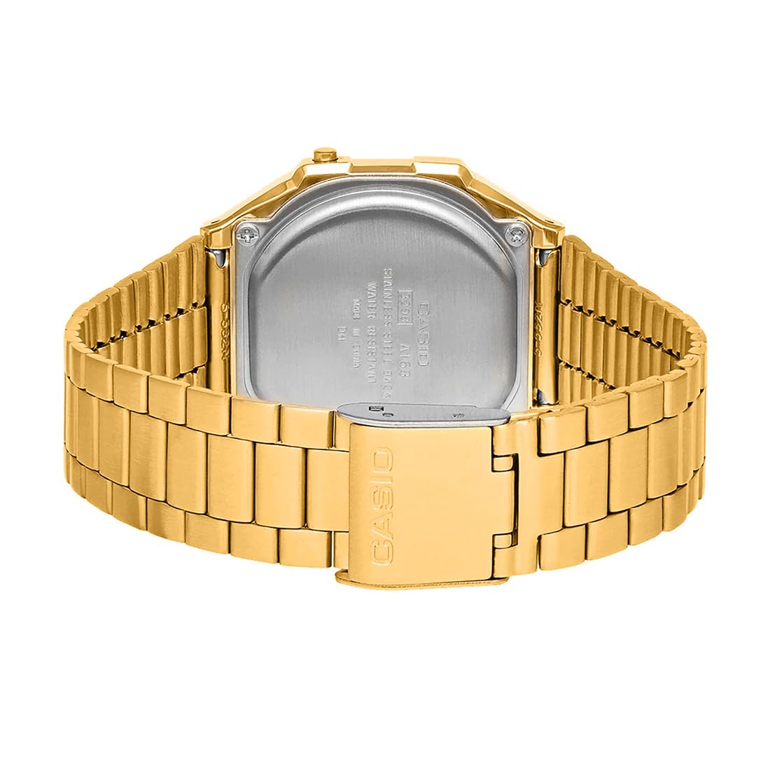 Casio Vintage A168WG-9WDF Digital Gold Dial Unisex (D169)