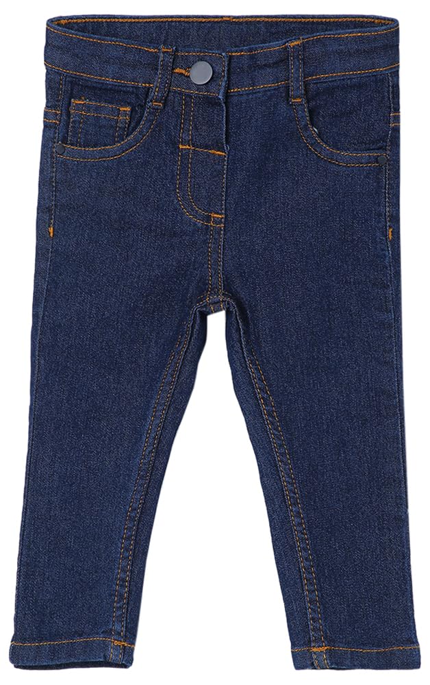 Max Girls Slim Fit Solid Jeans (P23ABD51DARK Blue)_18-24M