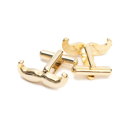 Vibhavari Alloy Cuff Links for Men (Golden5)
